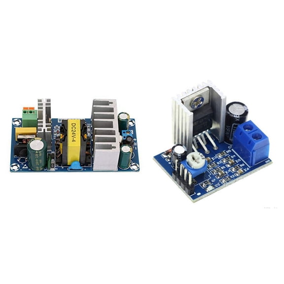 Switching Power Supply Module Ac 110V 220V to Dc 24V & TDA2030A DIY Power Amplifier Module Audio Power Amplifier Board