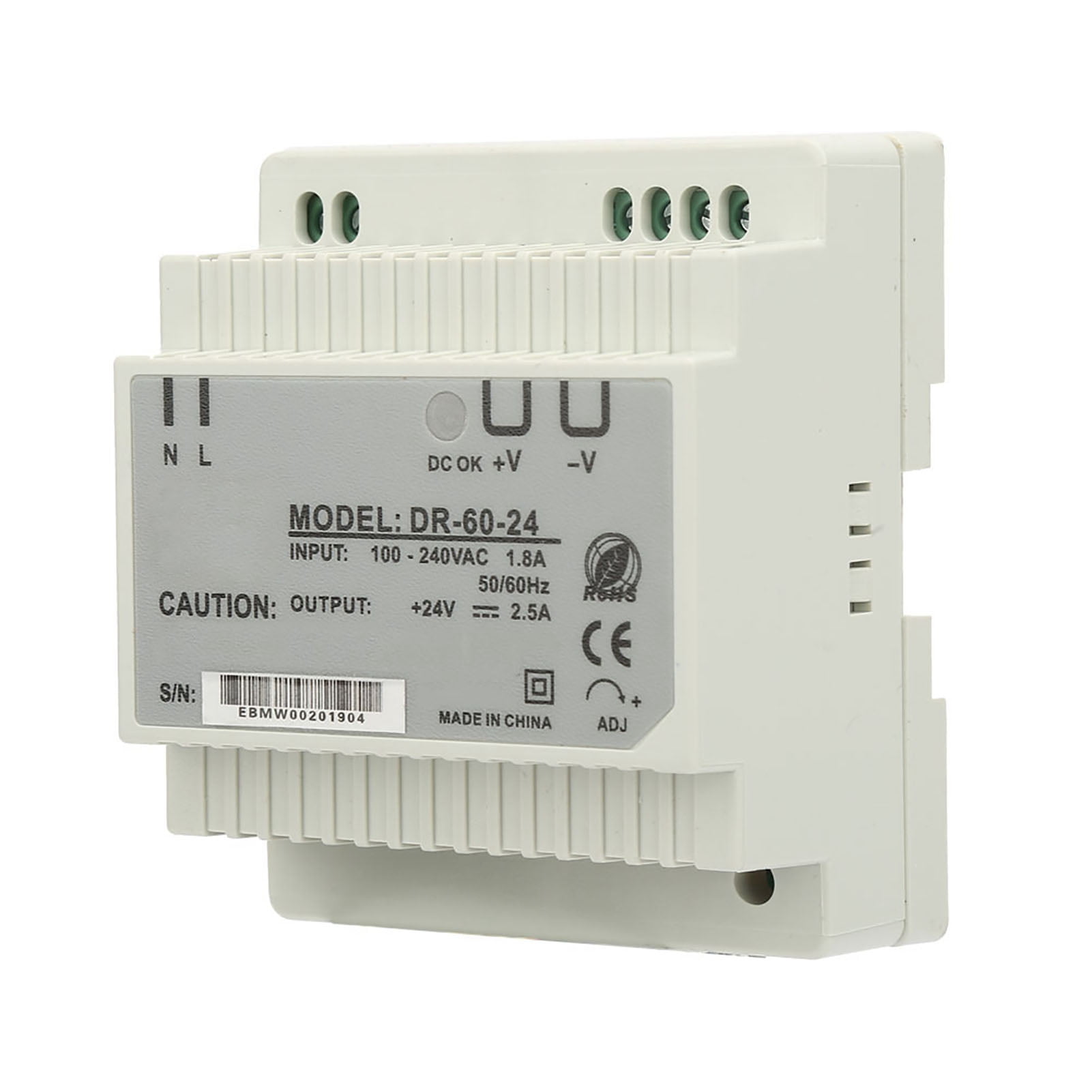 Switching Power Supply, Rail Mounting Supply Single Output Din-Rail for ...