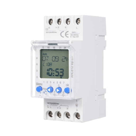 Switching controller,Channel Switch 16a Time Switch Din 2 Channel Switch 230v Mount Din Rail Mount Din Rail 230v 16a Time Switch Rail 230v Mount
