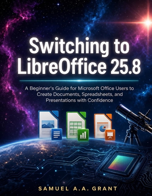 Switching to LibreOffice 25.8: A Beginner's Guide for Microsoft Office Users to Create Documents, Spreadsheets, and Pres, (Paperback)
