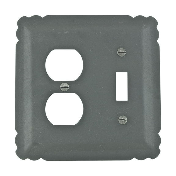Switchplate Black Wrought Iron Toggle/Duplex | Renovator's Supply