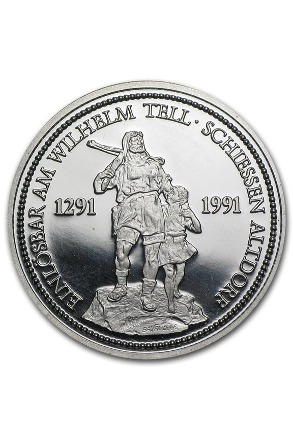 Switzerland 1 oz Platinum Shooting Thaler BU/Proof Random