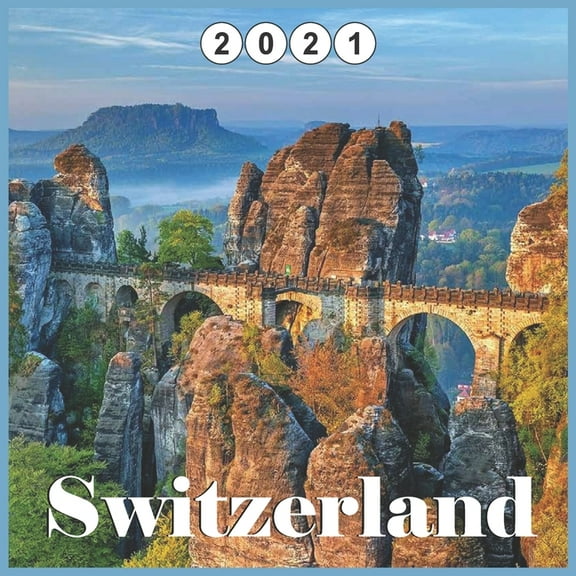 Switzerland: 2021 calendar Wall Calendar, 16 Months calendar