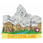Switzerland 3D Fridge Magnet Souvenir Gift,Resin Handmade Switzerland Refrigerator Magnet Home Decoration Collection