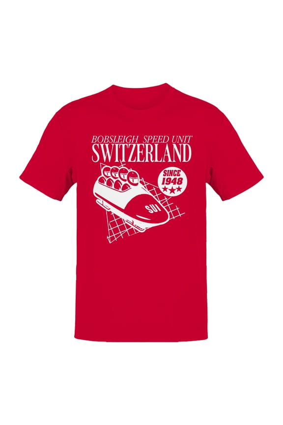 Switzerland Bobsleigh Team Design Men's T-shirt