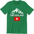 thumbnail image 1 of Switzerland Distressed Swiss Pride Flag World Cup Soccer Team Mens T-Shirt, 1 of 4