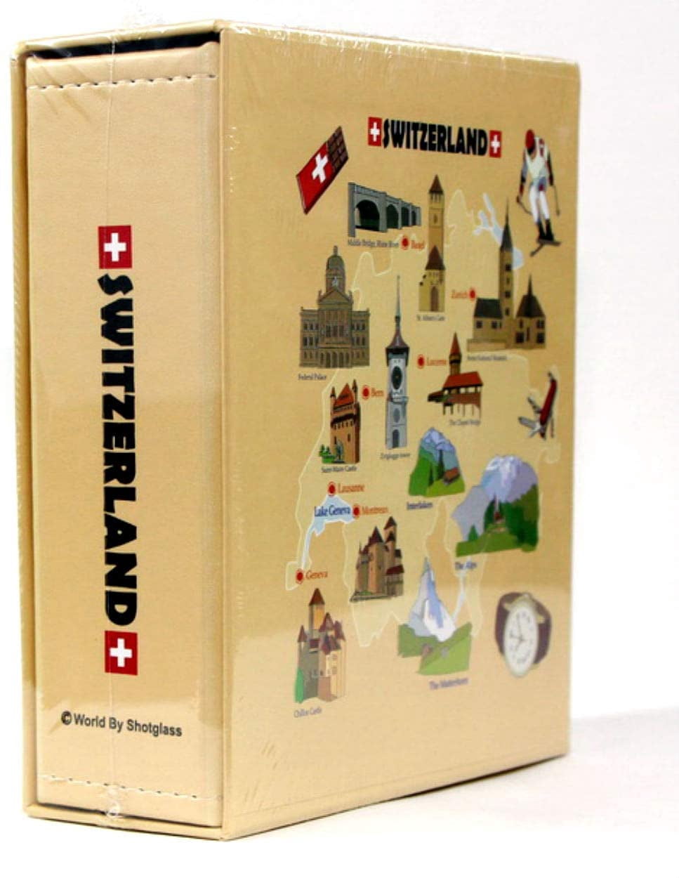 Switzerland Embossed Photo Album - Holds 100 Photos, 4x6 Size, Great Gift Idea - View #4