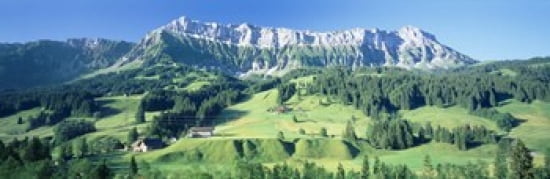 Switzerland Emmental High angle view of a farmland Canvas Art - Panoramic Images (36 x 12)