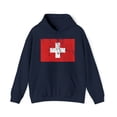 thumbnail image 1 of Switzerland Flag Hoodie, Gifts, Hooded Sweatshirt, 1 of 4