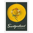 thumbnail image 1 of Switzerland Invites You - Swiss Federal Railways - Vintage Railroad Travel Poster by Alois Carigiet c.1937 - Fine Art Matte Paper Print (Unframed) 20x26in, 1 of 4