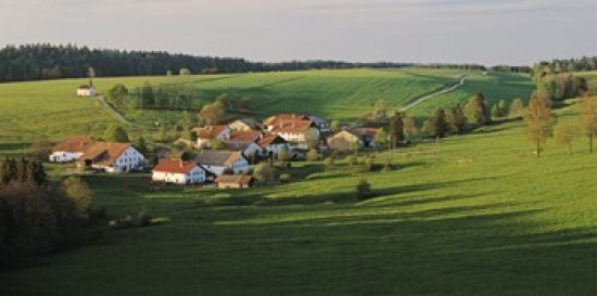 Switzerland Jura Mountains La Bosse High angle view of cottages in a valley Canvas Art - Panoramic Images (24 x 12)