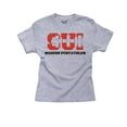 thumbnail image 1 of Switzerland Modern Pentathlon - Olympic Games - Rio - Flag Boy's Cotton Youth Grey T-Shirt, 1 of 2