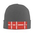 thumbnail image 1 of Switzerland Swiss Map Flag Beanie Hat Knit Hat Skull Cap for Men Women Winter Hat Deep Heather, 1 of 6