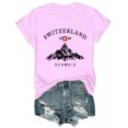 thumbnail image 1 of Switzerland T-Shirt, Switzerland Flag Shirt, Funny Swiss Travel Apparel, Unisex T Shirt, 1 of 5