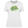 thumbnail image 1 of Switzerland Tourist Map T-Shirt Women -Image by Shutterstock, Female XX-Large, 1 of 4