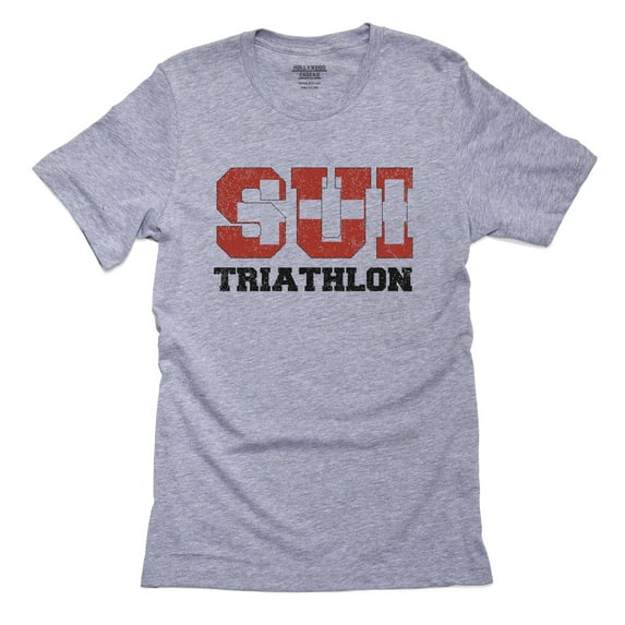 Switzerland Triathlon - Olympic Games - Rio - Flag Men's Grey T-Shirt