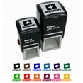 thumbnail image 1 of Switzerland with Waving Flag Cute Self-Inking Rubber Stamp Ink Stamper - Black Ink - Small 1 Inch, 1 of 7