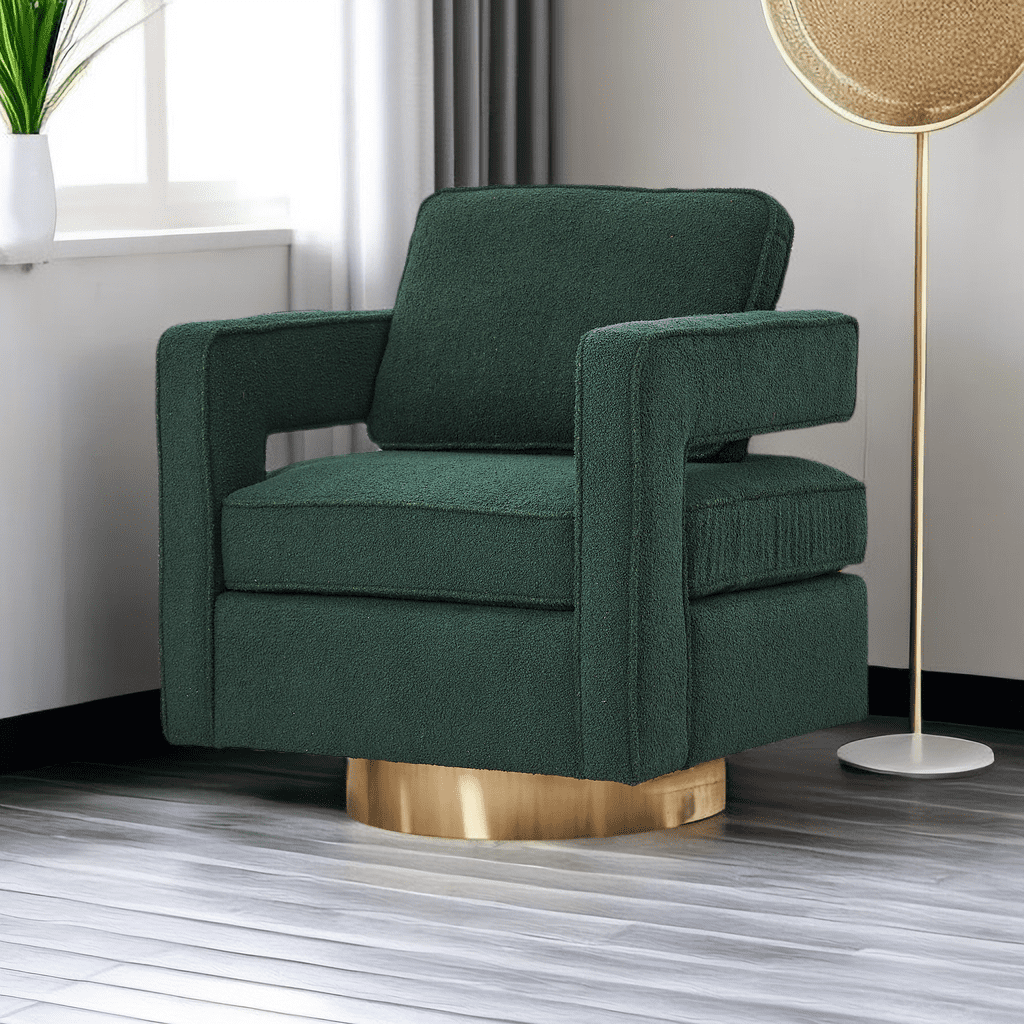Swivel Accent Chair,360 Degree Swivel Barrel Chair for Living Room ...