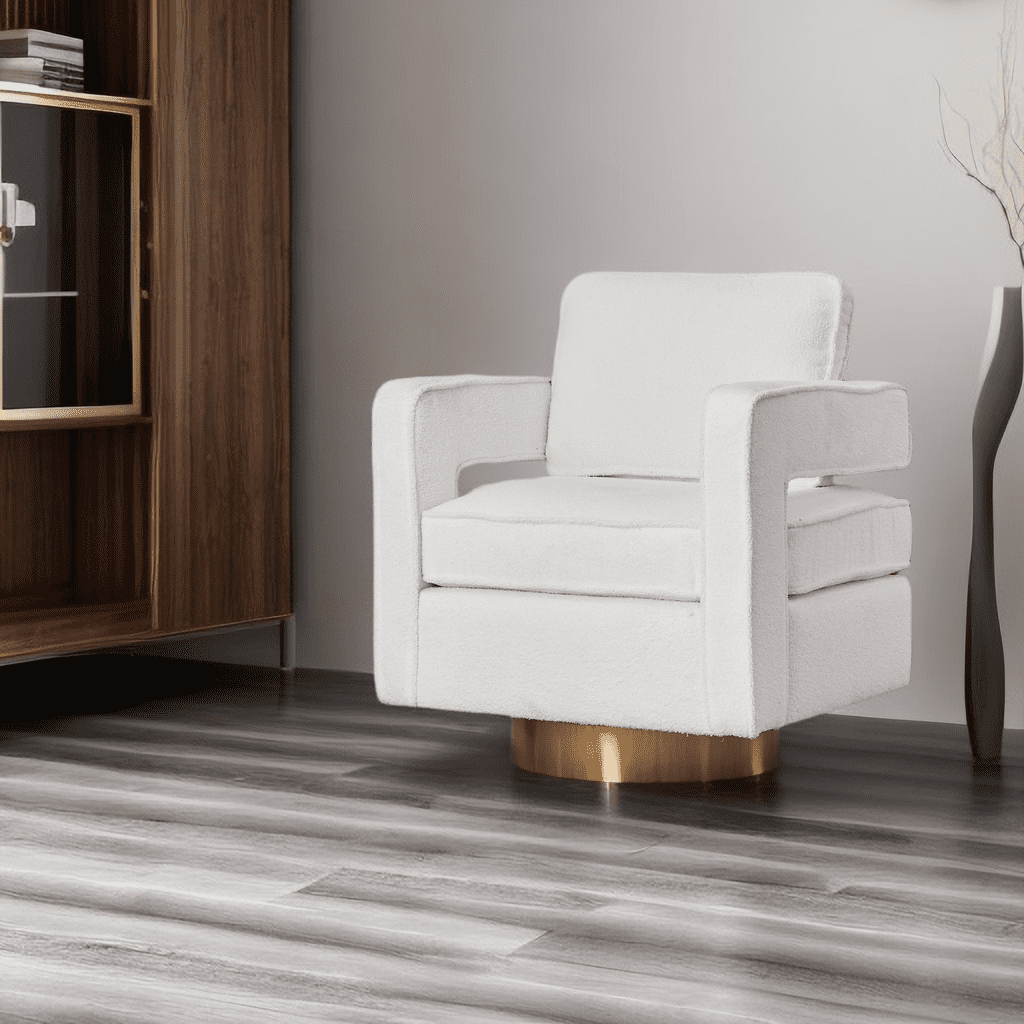 Swivel Accent Chair,360 Degree Swivel Barrel Chair for Living Room ...