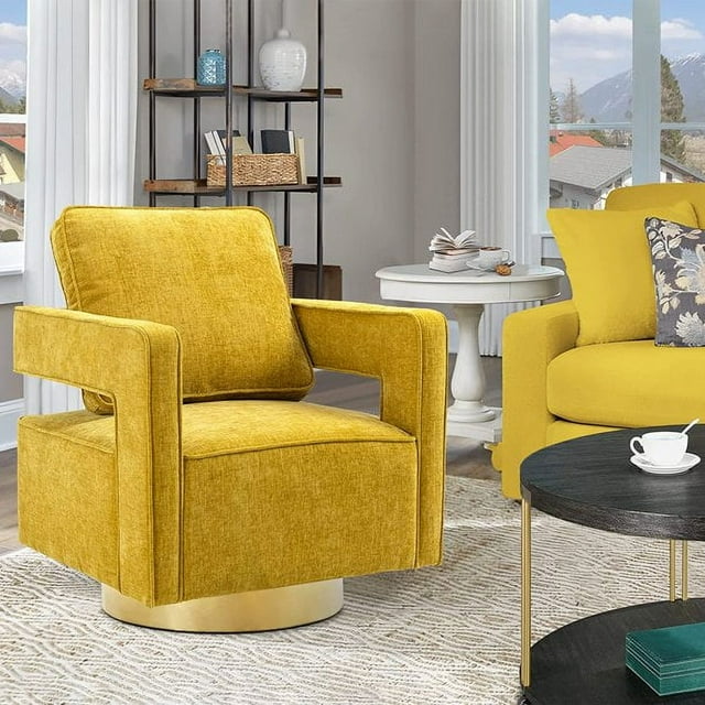 Swivel Accent Chair for Living Room Bedroom Modern Comfy Barrel Chairs