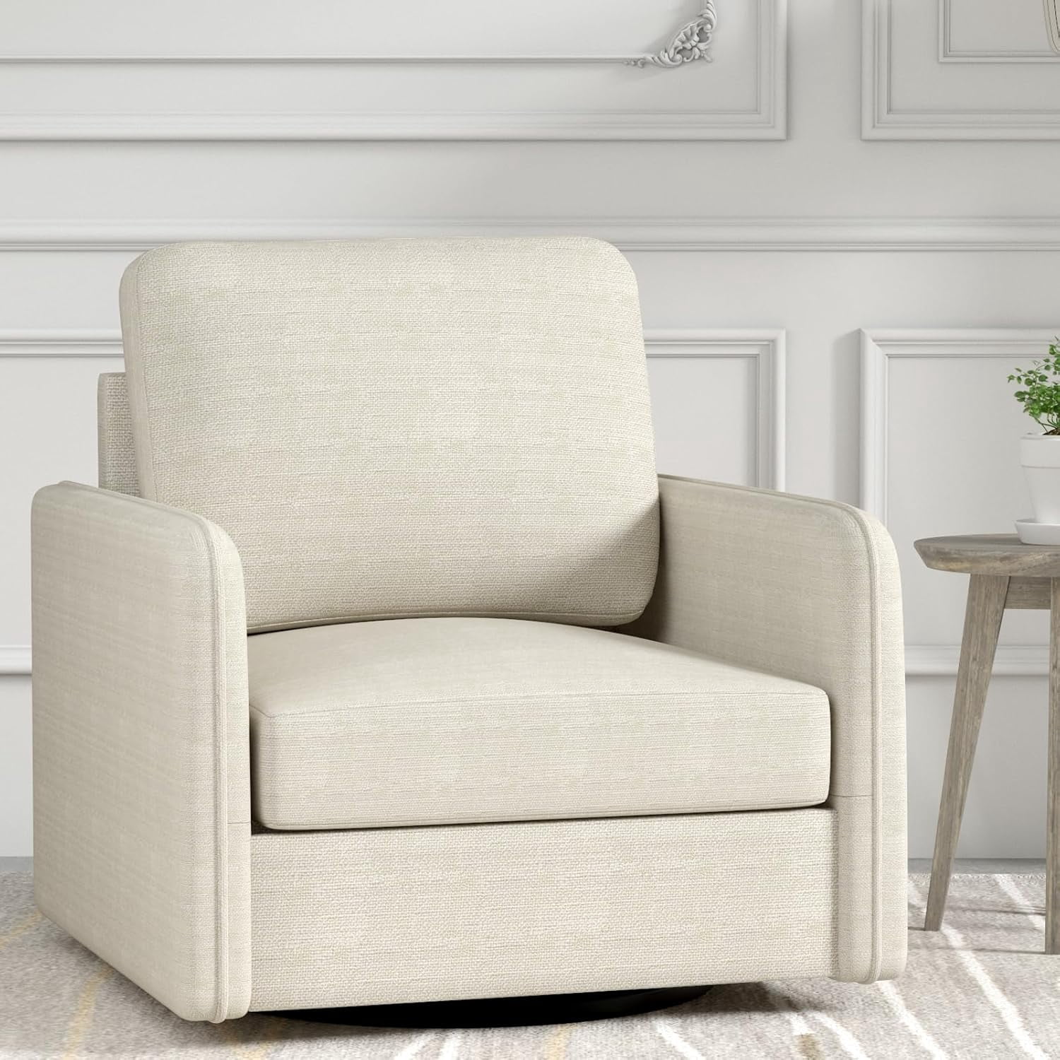 Swivel Accent Chair Sofa,360?? Big Armchair Modern Living room Chairs