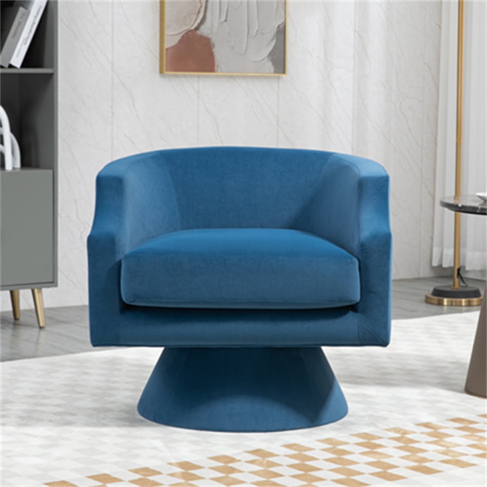 Swivel Accent Sofa Chair, 360 Degree Swivel Cuddle Barrel Chair Round Armchairs with Wide