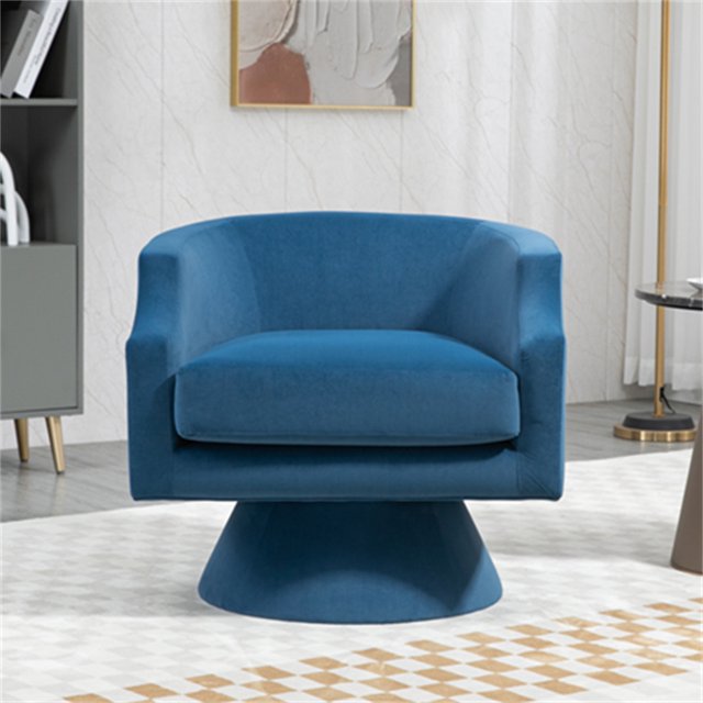 Swivel Accent Sofa Chair, 360 Degree Swivel Cuddle Barrel Chair Round