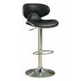 thumbnail image 1 of Swivel Adjustable Bar Stool, Black, Set of 2 - Saltoro Sherpi, 1 of 5