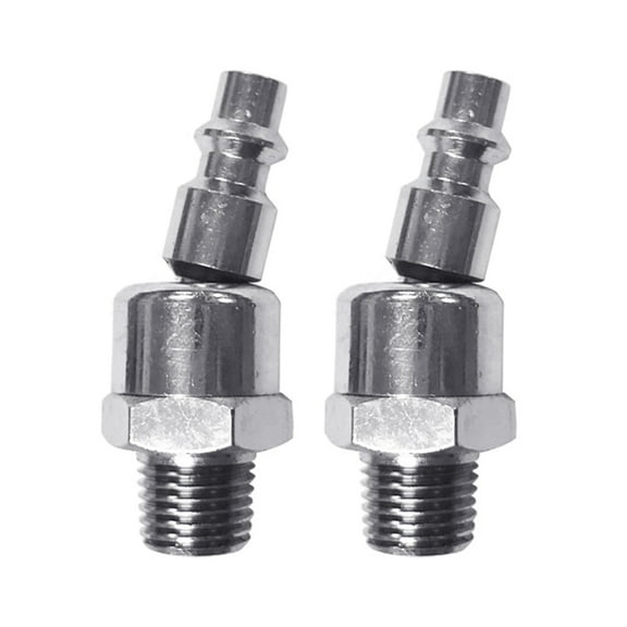 Swivel Air Coupler Plug-Kit 1/4-Inch-NPT Air Hose-Fitting Compressor Accessories