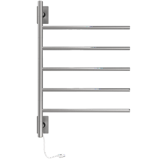 Swivel Bar Hardwired & Plug-in Combo unit with 5 bars in Brushed Finish