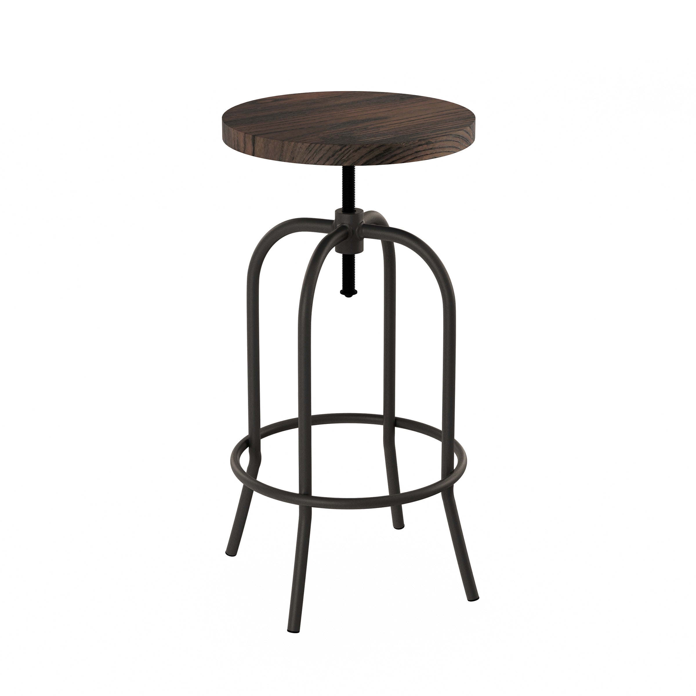 Wood and metal adjustable bar stool new arrivals