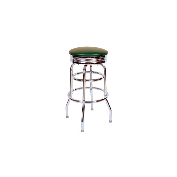 Swivel Bar Stool Metal Coastal Style 30 Inch Seat Height Round Barstool