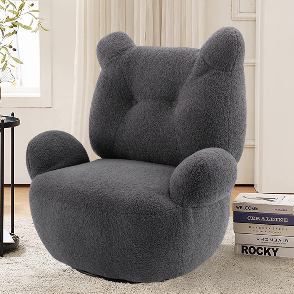 Swivel Barrel Chair, Swivel Chairs for Living Room, Fabric Swivel Chair