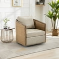 thumbnail image 1 of Swivel Barrel Accent Chair, Modern Round Arm Chairs, 360 Degree Swivel Single Club Sofa Chair for Living Room Bedroom, 1 of 9