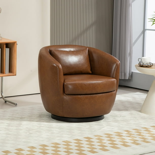 Modern round swivel chair discount