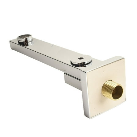 Swivel Bath Spout Wall Mounted Bathtub Faucet Long-Lasting Performance Sleek And Modern Look Space-Saving Design Silver