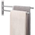 thumbnail image 1 of Swivel Bathroom Towel Rack, Stainless Steel Towel Rack,Wall Mounted Towel Holder,Swing Out Double Towel Bar Wall Mounted,Silver Rustproof Wall Mounted Towel Racks for Bathroom,Kitchen,13 in, 1 of 8