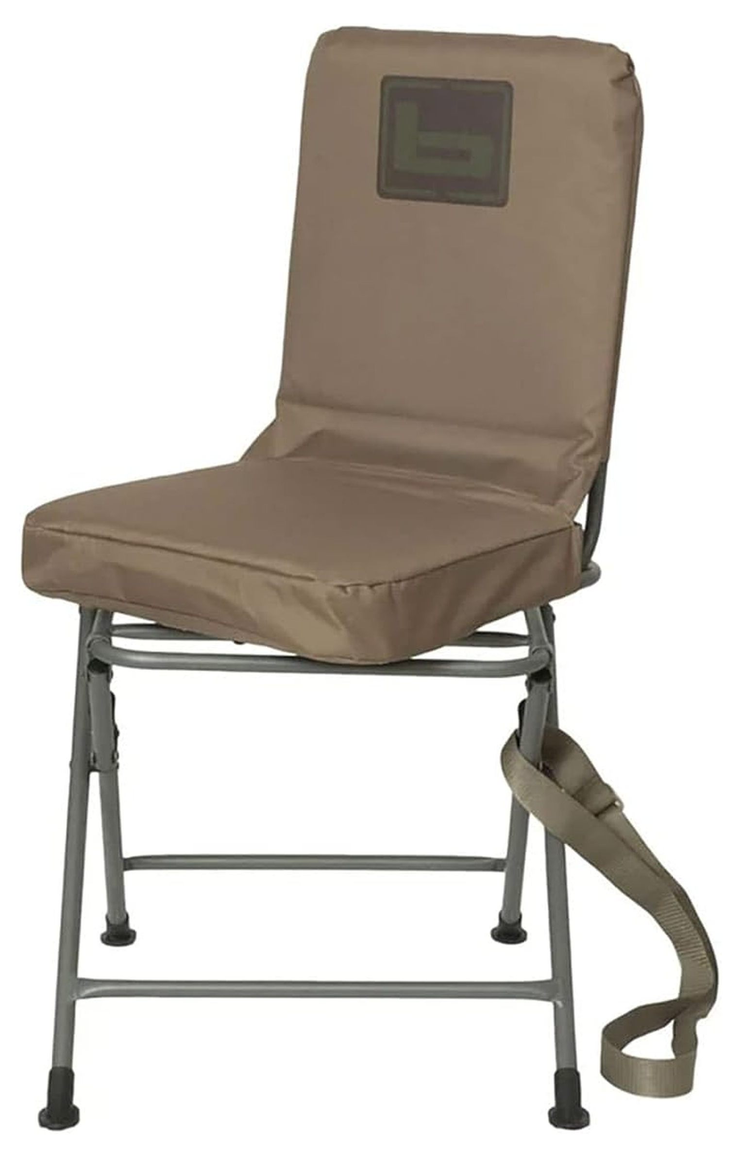 Swivel Blind Chair – 360° Silent Rotation, Adjustable Legs, Padded Seat for Hunting (Marsh Brown, Tall)