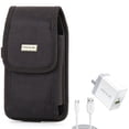 thumbnail image 1 of Swivel Case Belt Clip w Fast Type-C 36W PD Home Charger for Samsung Galaxy A73 5G,A53 5G,A33 5G Phones - Holster Rugged Cover Pouch, 6ft Long Cable USB-C Power Cord QC3.0 Adapter, 1 of 9