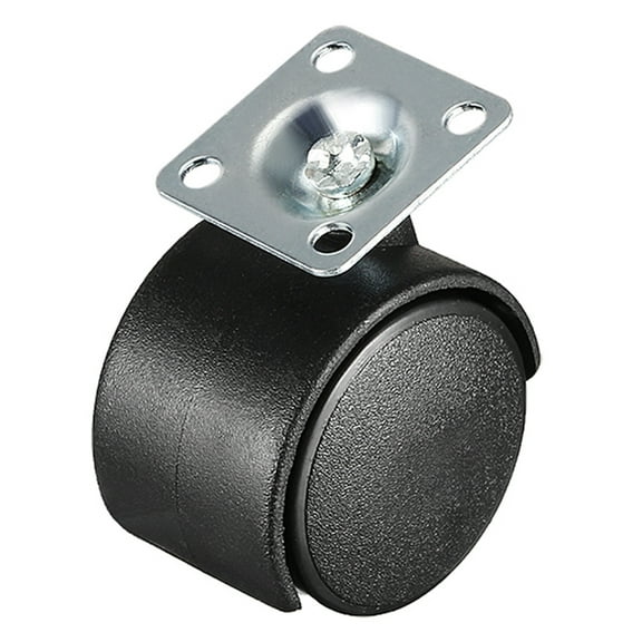 Swivel Casters 2 Inch Nylon Top Plate Caster Wheels for Furniture Chair, 4 Pcs