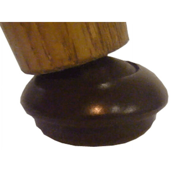 Swivel Chair Furniture Glides - Hard Carpet Base for Carpeted Floors (Brown)