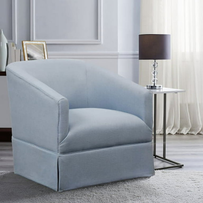 Swivel Chair, Metal Base Accent Armchair Modern Classic Style