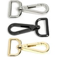 thumbnail image 1 of Swivel Clasps 1" D Ring Lobster Clasp Claw for Strap Push Gate Lanyard Swivel Snap Hook Clips（Assorted Color, 16 pcs), 1 of 6