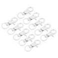 thumbnail image 1 of Swivel Clasps Lanyard Snap Hook, 44mm Claw Clasp for DIY Crafting, White, 16Pack, 1 of 6