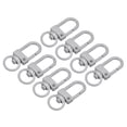 thumbnail image 1 of Swivel Clasps Snap Hook, 33x13mm Lobster Claw Clasp for DIY Grey, 8Pack, 1 of 6