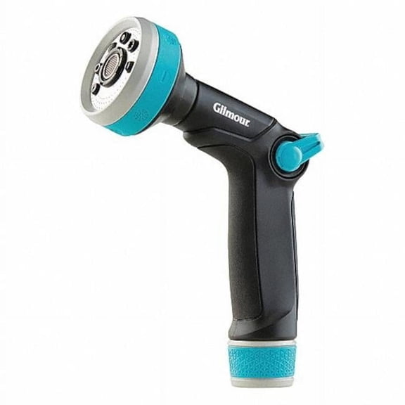 Swivel Connect 8 Pattern 8-Pattern Metal Nozzle, Aqua