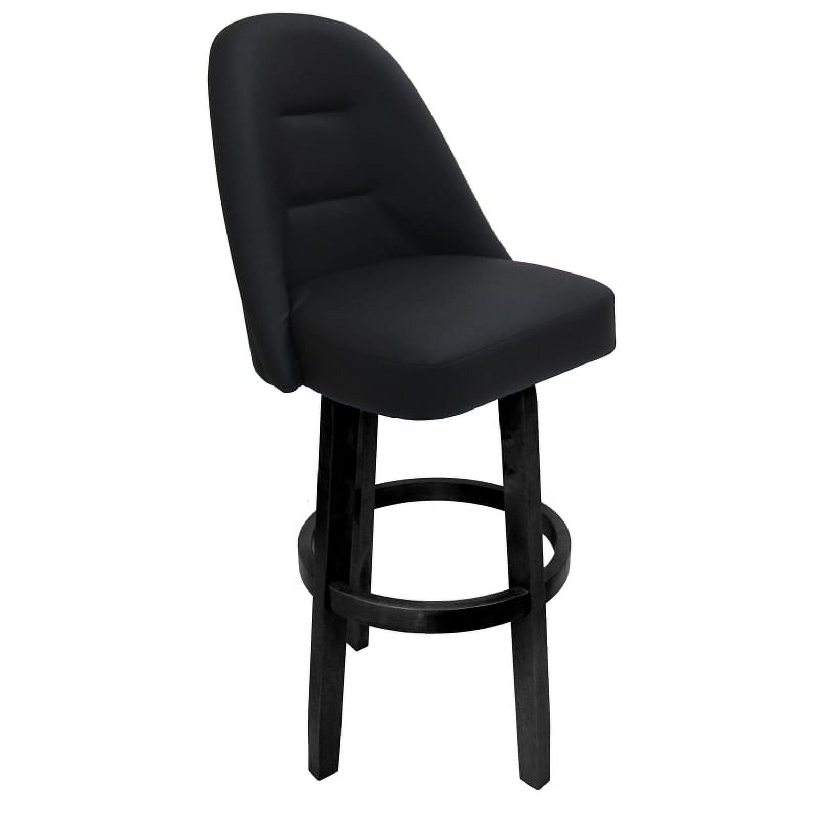 Swivel Counter Bar Stool 26" M235 Vivian Base Black Vinyl Black