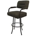 thumbnail image 1 of Swivel Counter Metal Bar Stool 26" - M-110 - Sanora Brown - Coffee, 1 of 2