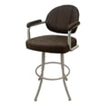 thumbnail image 1 of Swivel Counter Metal Bar Stool 26" - M-70 - Northwest Whiskey - Beige, 1 of 2