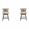 thumbnail image 1 of Swivel Counter Stool - Beige, 1 of 4